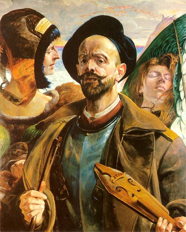 Autoportret ze skrzypcami